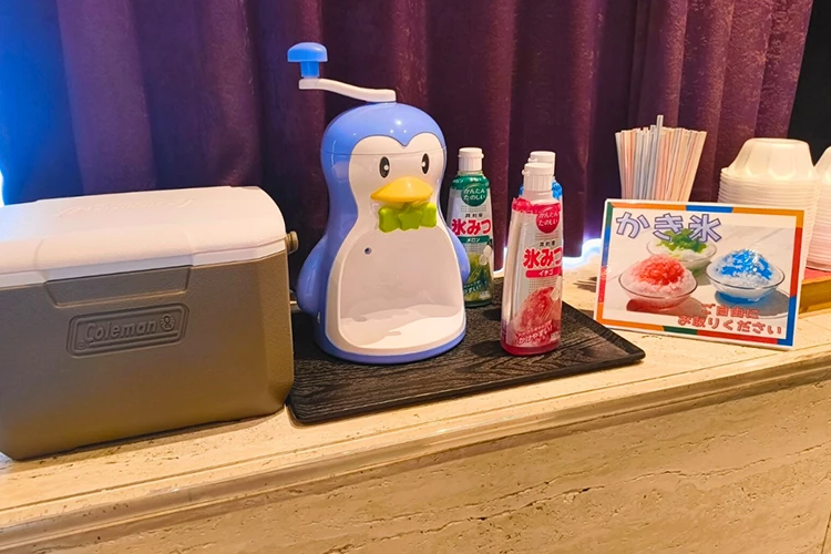 かき氷コーナー