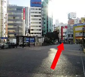池袋 中央口からのルート⑦