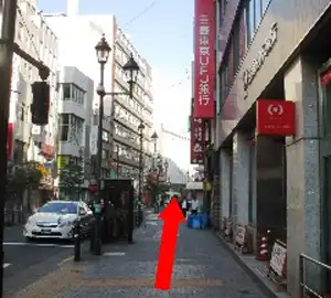 池袋 中央口からのルート⑨