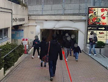 池袋 東口からのルート⑤