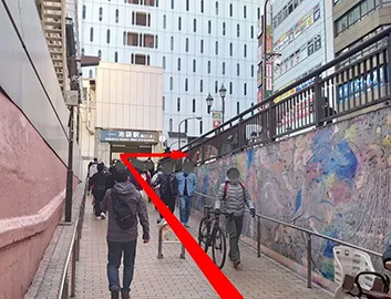 池袋 東口からのルート⑦