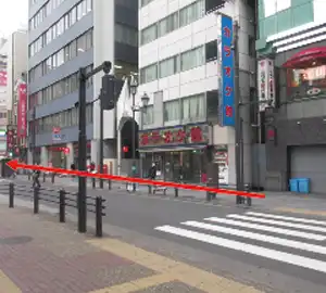 池袋 西口からのルート⑧