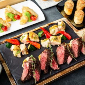 国産サーロインステーキ付きシーズンデラックスコース