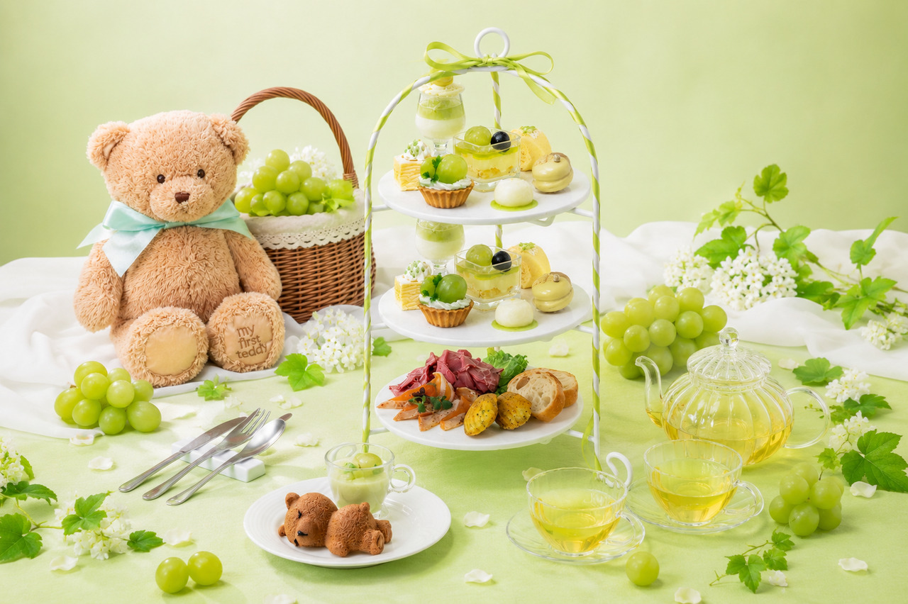 シャインマスカットアフタヌーンティー販売開始🍇