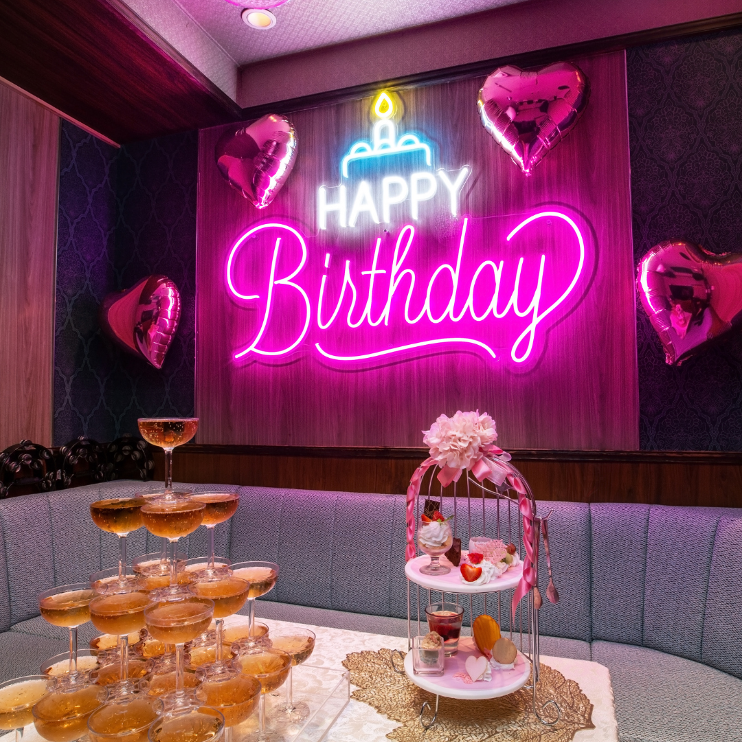 パセラのお誕生日ルームで、特別な一日をお祝いしよう！