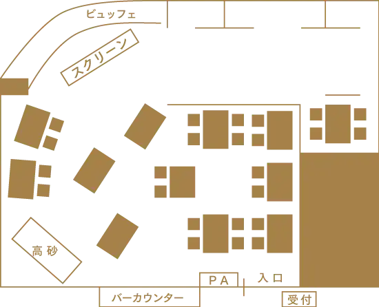 グレースバリ横浜西口店 バハマール</span>のレイアウト